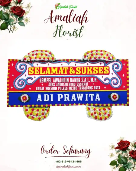 Papan Bunga Ucapan Selamat Demakijo